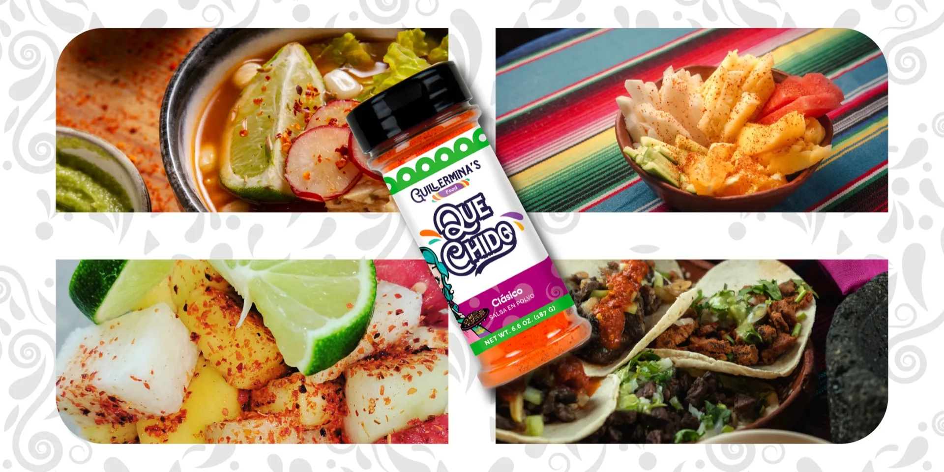 Que Chido seasoning with mango and lime