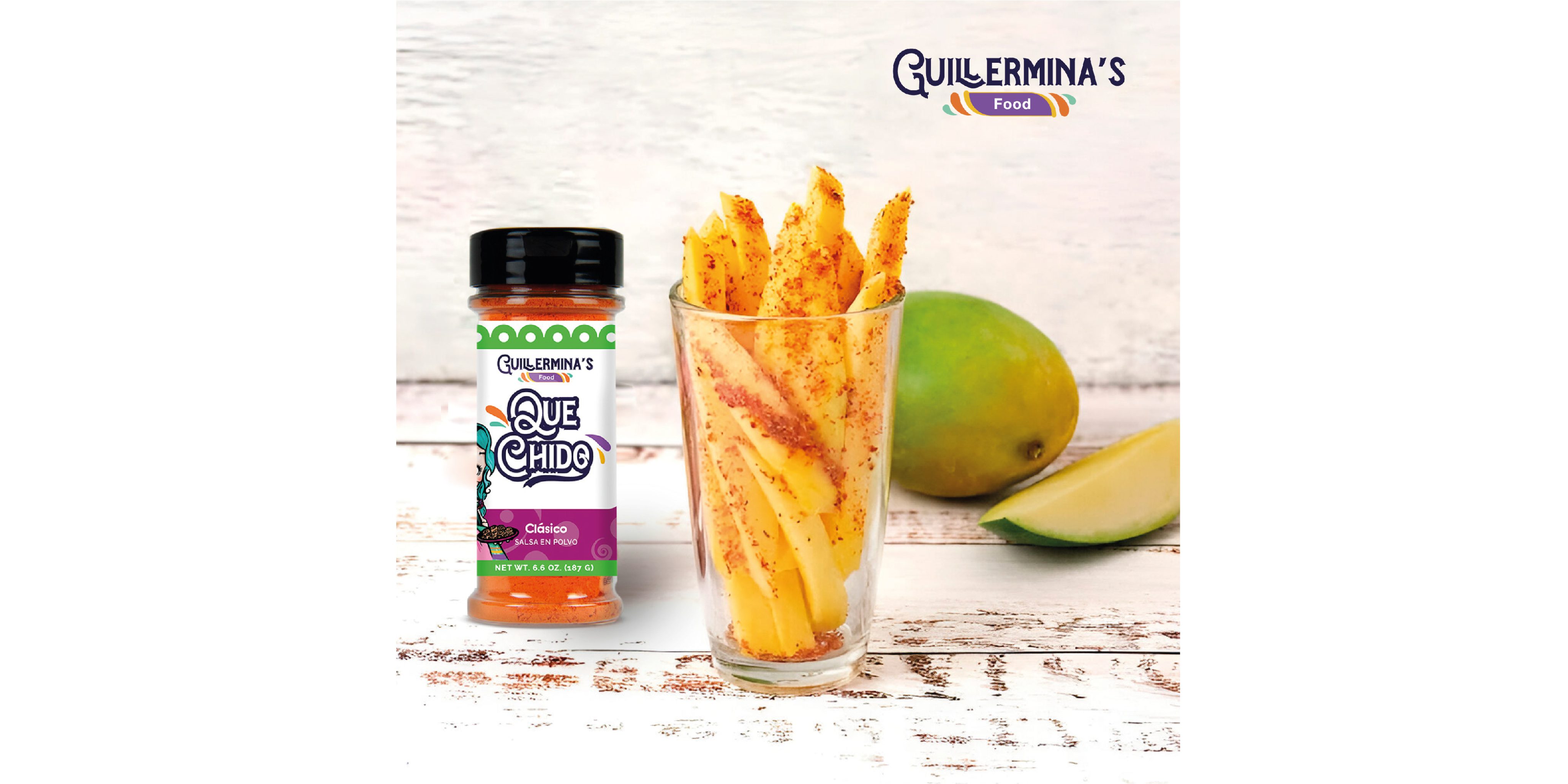 Que Chido seasoning with mango and lime