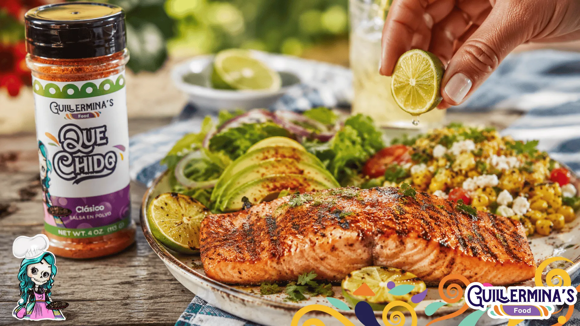 Grilled Chile-Lime Salmon